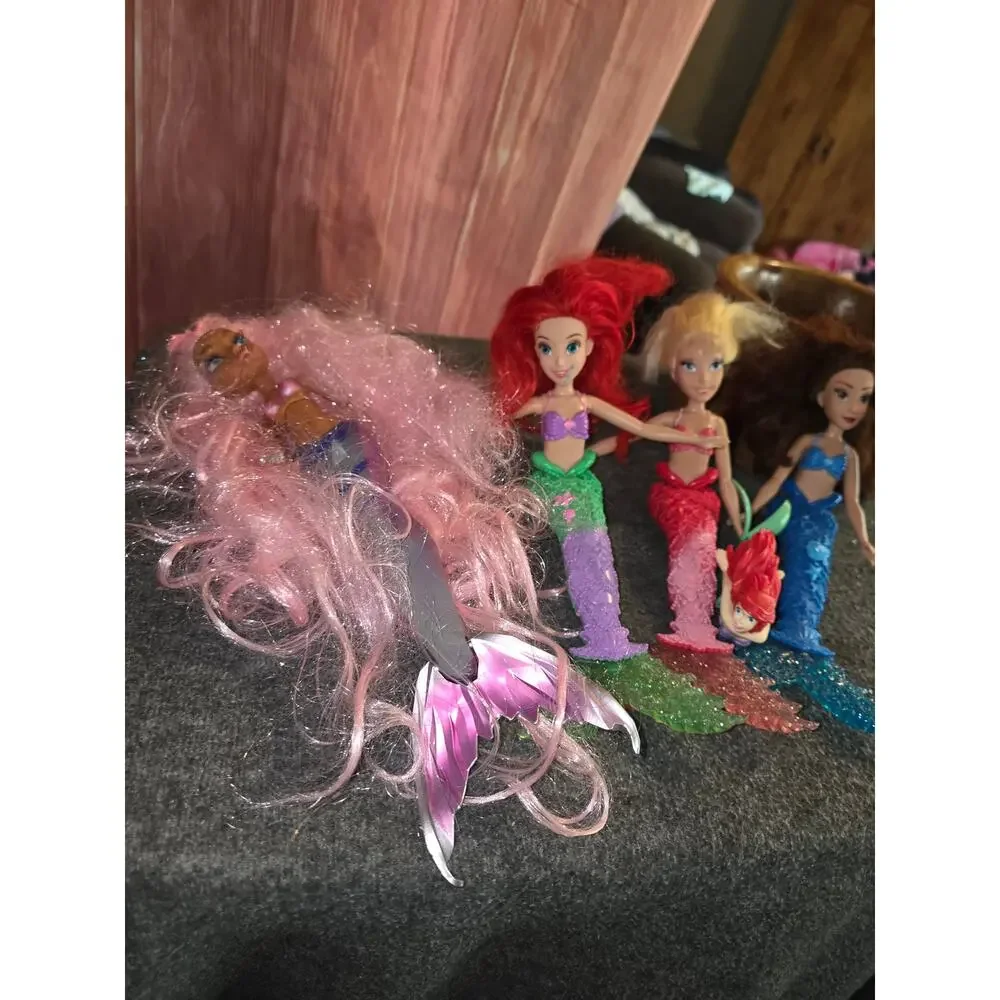Disney The Little Mermaid Doll Ariel Sisters Mermaze Mermaidz Color Change Tail